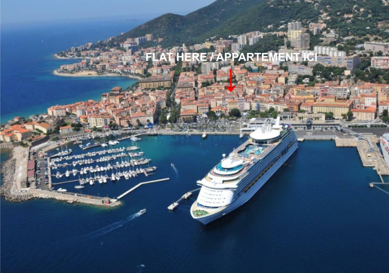 **** Very Central Ajaccio 36 Rue Fesch, Cosy Flat In City Center Pedestrian Street, Up To 4 People **** מראה חיצוני תמונה